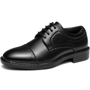 Boys Classic Black Shoes